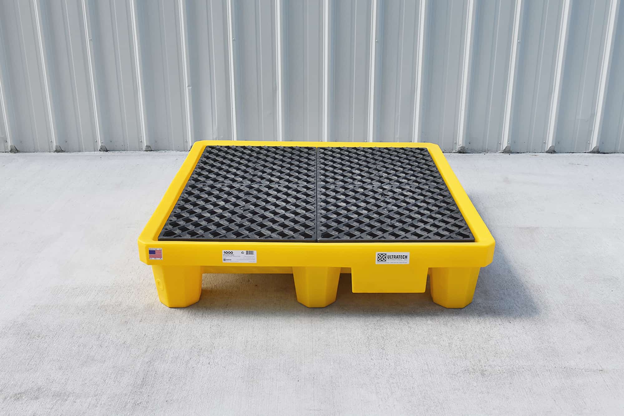 4-Drum Ultra-Spill Pallet® Standard Model (w/o drain) - Spill Control